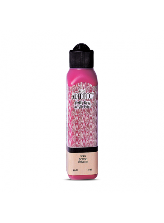 Artdeco Akrilik Boya 140 ML Bordo 070R-3643