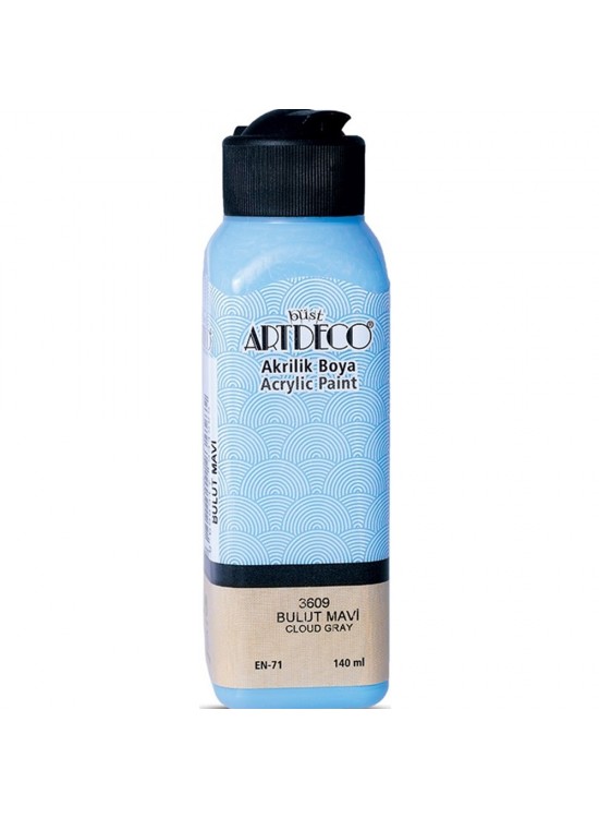 Artdeco Akrilik Boya 140 ML Bulut Mavi 070R-3609