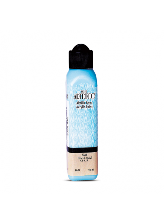 Artdeco Akrilik Boya 140 ML Buzul Mavi 070R-3034