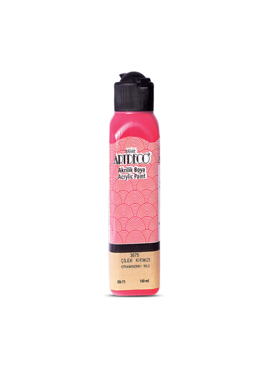 Artdeco Akrilik Boya 140 ML Çilek Kırmızı 070R-3675