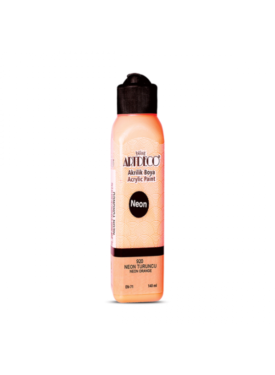 Artdeco Akrilik Boya 140 ML Fosforlu Turuncu 070R-920