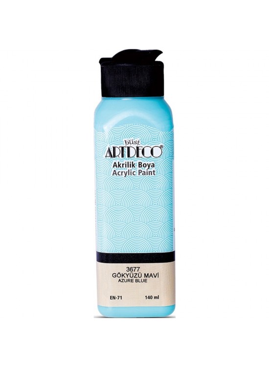 Artdeco Akrilik Boya 140 ML Gökyüzü Mavi 070R-3677 Artdeco Akrilik Boya 140 ML Gökyüzü Mavi 070R-3677