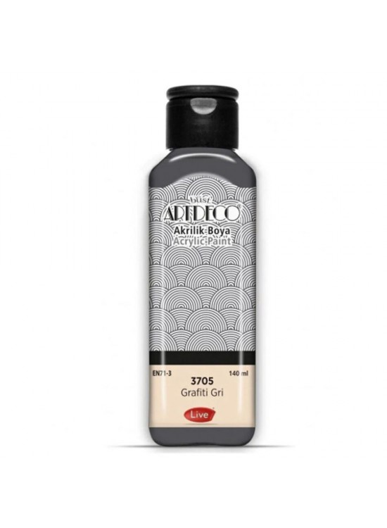Artdeco Akrilik Boya 140 ML Grafiti Gri 3705 Artdeco Akrilik Boya 140 ML Grafiti Gri 3705