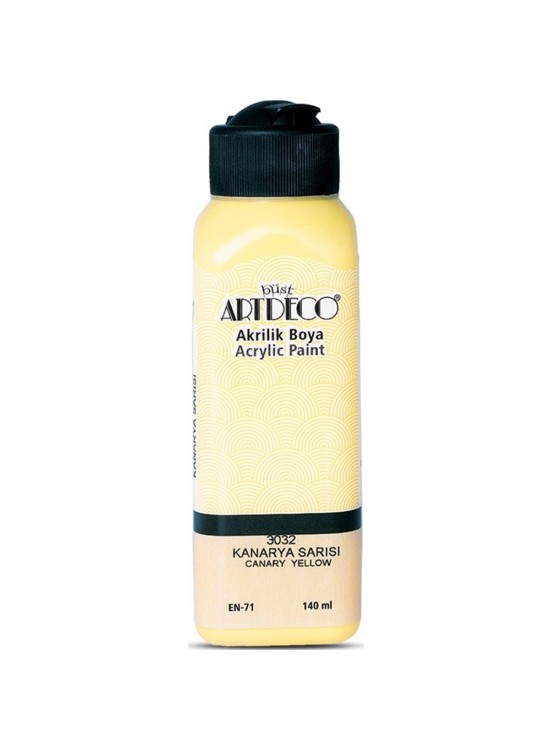Artdeco Akrilik Boya 140 ML Kanarya Sarısı 070R-3032