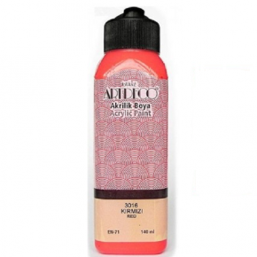 Artdeco Akrilik Boya 140 ML Kırmızı Y-070R-3016