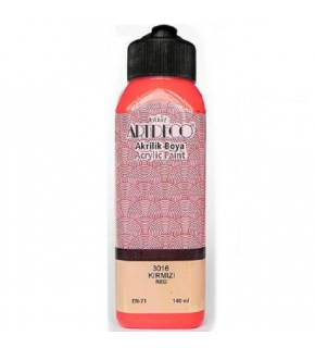 Artdeco Akrilik Boya 140 ML Kırmızı Y-070R-3016
