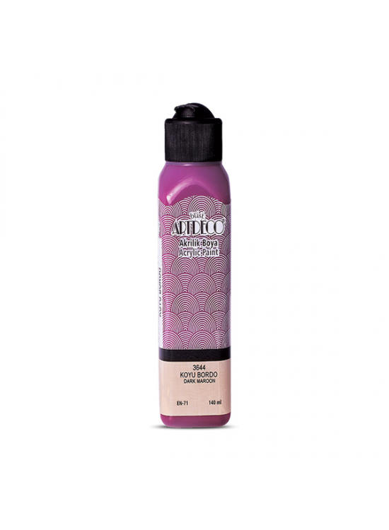 Artdeco Akrilik Boya 140 ML Koyu Bordo 070R-3644