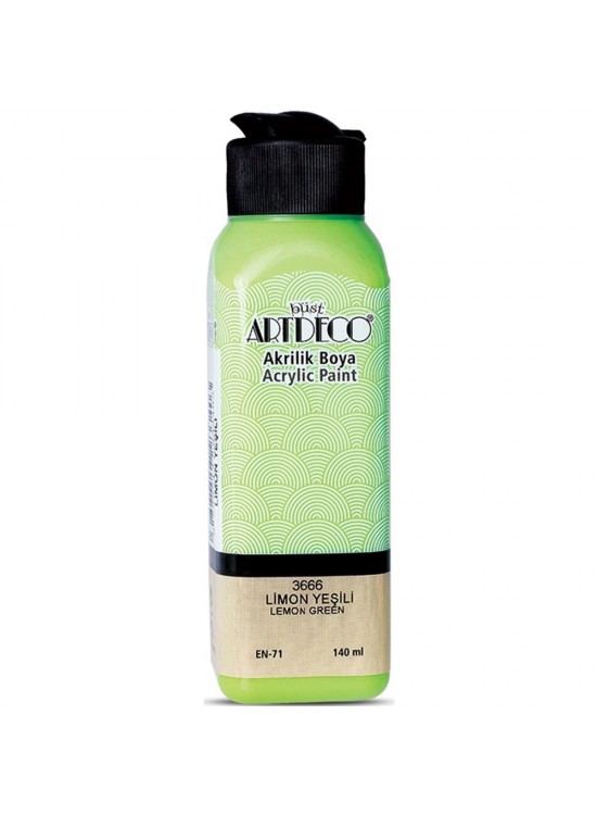 Artdeco Akrilik Boya 140 ML Limon Yeşili 070R-3666