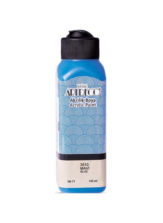 Artdeco Akrilik Boya 140 ML Mavi 070R-3610 Artdeco Akrilik Boya 140 ML Mavi 070R-3610