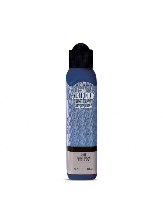 Artdeco Akrilik Boya 140 ML Mavi Siyah 070R-3035