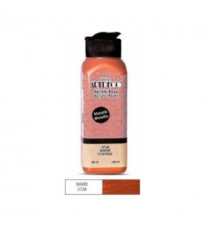 Artdeco Akrilik Boya 140 ML Metalik Bakır 071R-3728