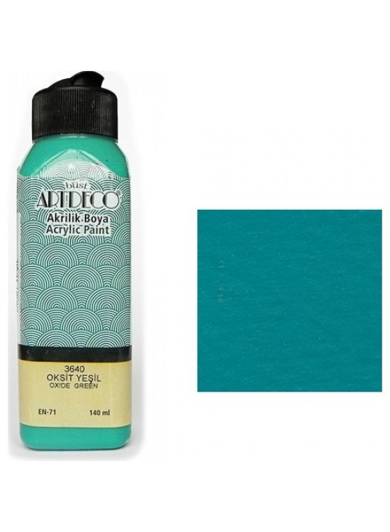 Artdeco Akrilik Boya 140 ML Oksit Yeşil 070R-3640 Artdeco Akrilik Boya 140 ML Oksit Yeşil 070R-3640