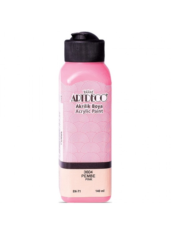 Artdeco Akrilik Boya 140 ML Pembe 070R-3604