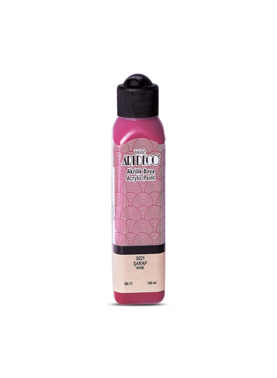 Artdeco Akrilik Boya 140 ML Şarap 070R-3021 Artdeco Akrilik Boya 140 ML Şarap 070R-3021