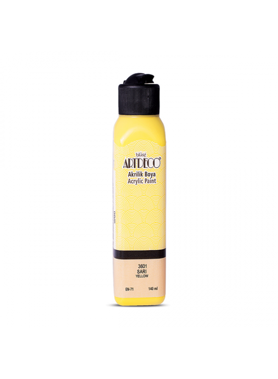 Artdeco Akrilik Boya 140 ML Sarı 070R-3601