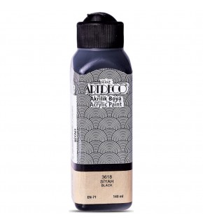 Artdeco Akrilik Boya 140 ML Siyah 070R-3618