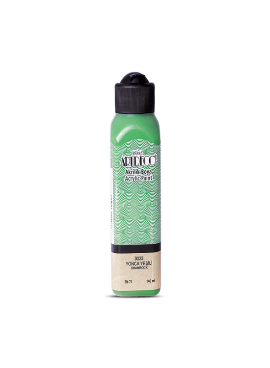 Artdeco Akrilik Boya 140 ML Yonca Yeşil 070R-3023