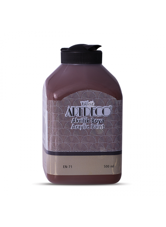 Artdeco Akrilik Boya 500 ML Kahverengi 070L-3615 Artdeco Akrilik Boya 500 ML Kahverengi 070L-3615