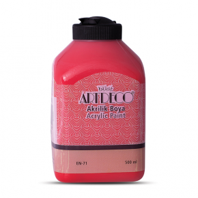 Artdeco Akrilik Boya 500 ML Kırmızı 070L-3016