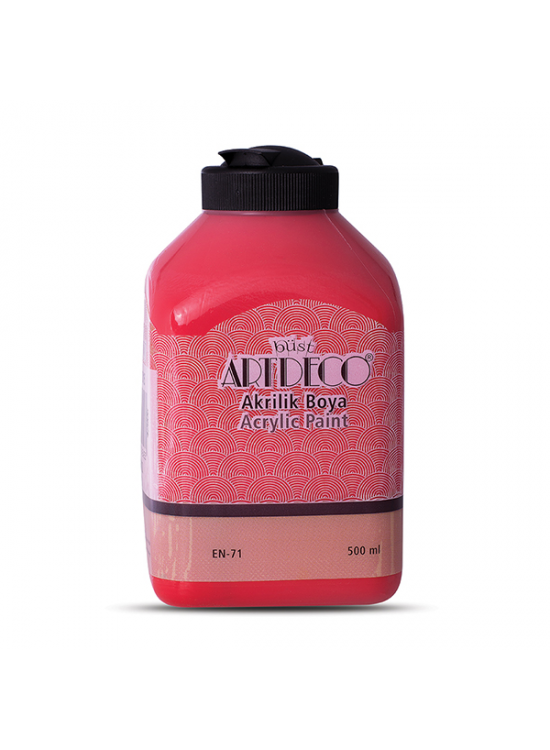 Artdeco Akrilik Boya 500 ML Kırmızı 070L-3016