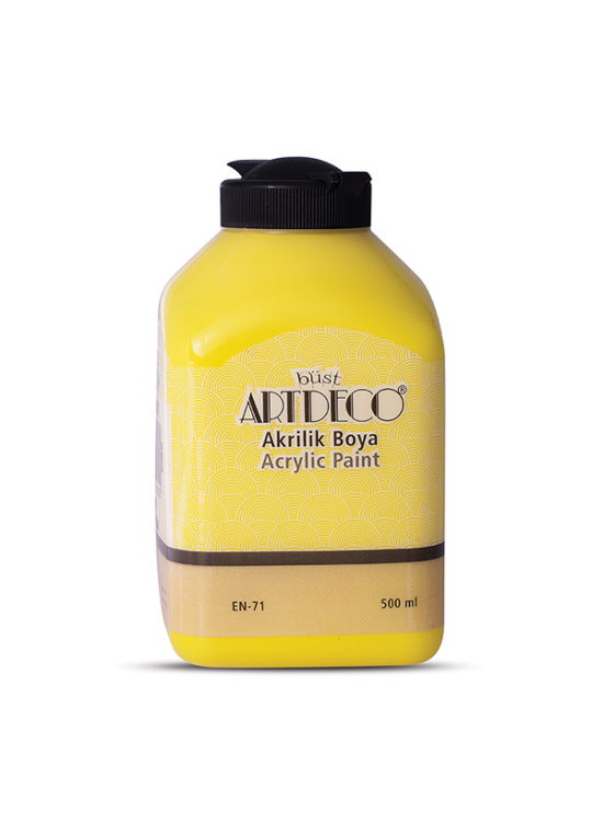 Artdeco Akrilik Boya 500 ML Sarı 070L-3601