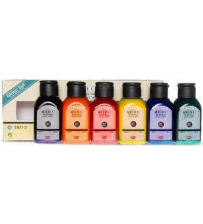 Artdeco Akrilik Boya 6x75 ML Set Simli Renkler Y-070I-AS6