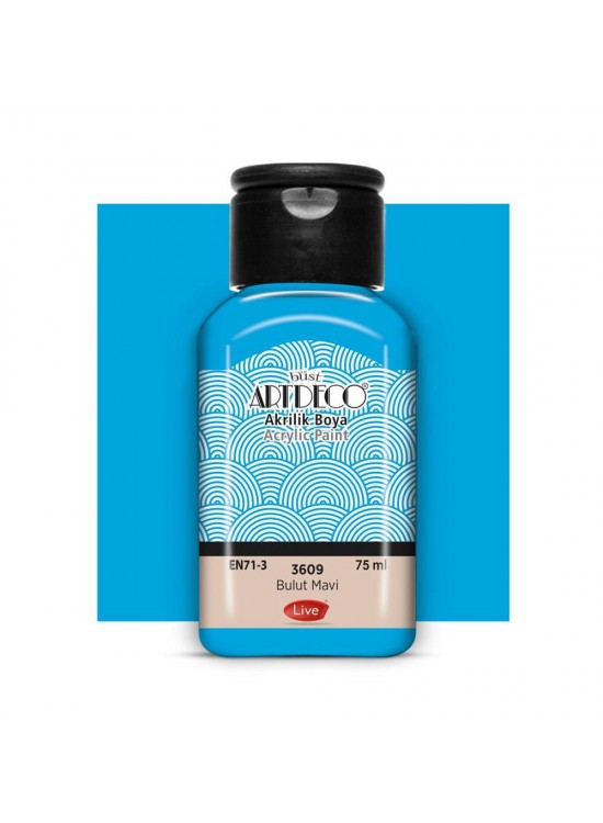 Artdeco Akrilik Boya 75 ML Bulut Mavi 3609