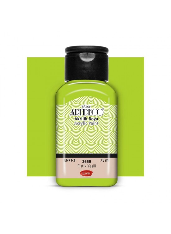 Artdeco Akrilik Boya 75 ML Fıstık Yeşili 3659