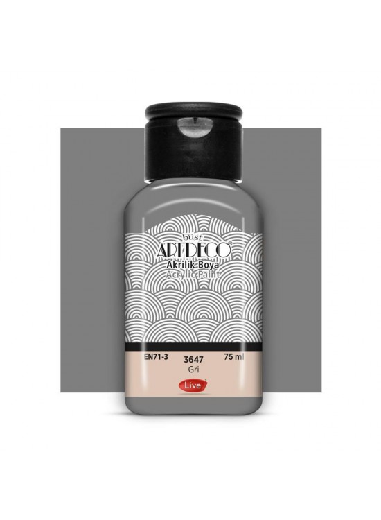 Artdeco Akrilik Boya 75 ML Gri 3647