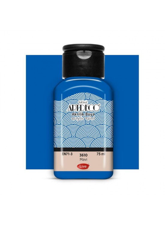 Artdeco Akrilik Boya 75 ML Mavi 3610