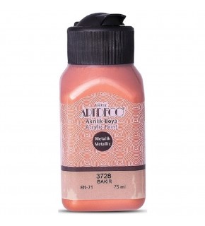 Artdeco Akrilik Boya 75 ML Metalik Bakır 3728