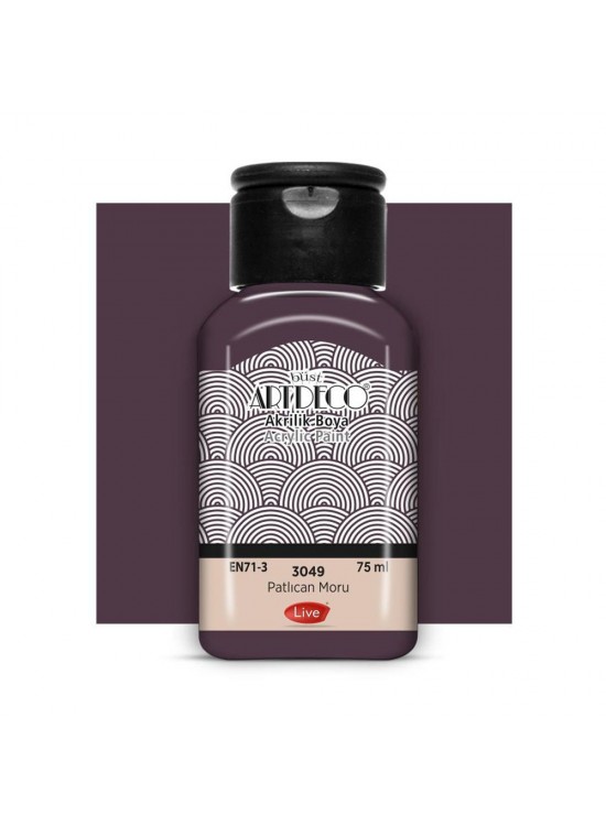 Artdeco Akrilik Boya 75 ML Patlıcan Moru 3049