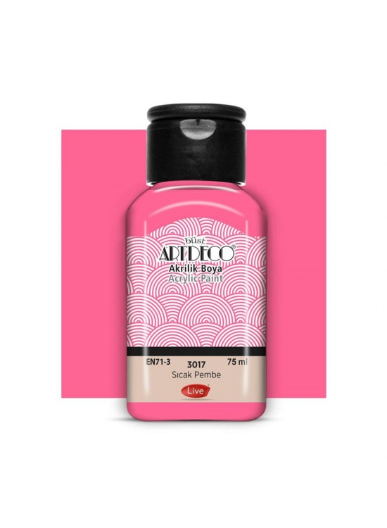 Artdeco Akrilik Boya 75 ML Sıcak Pembe 3017