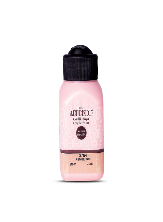 Artdeco Akrilik Boya Metalik 75 ML Pembe İnci 3764 Artdeco Akrilik Boya Metalik 75 ML Pembe İnci 3764