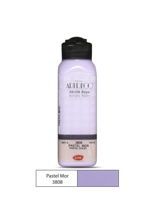 Artdeco Akrilik Boya Pastel 140 ML Pastel Mor 3808 Artdeco Akrilik Boya Pastel 140 ML Pastel Mor 3808