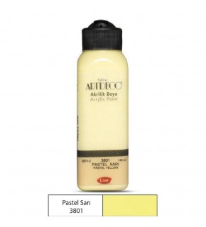 Artdeco Akrilik Boya Pastel 140 ML Pastel Sarı 3801