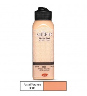 Artdeco Akrilik Boya Pastel 140 ML Pastel Turuncu 3803