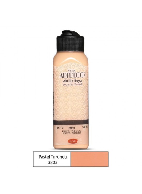 Artdeco Akrilik Boya Pastel 140 ML Pastel Turuncu 3803