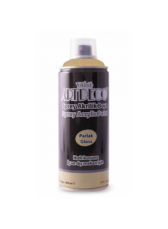 Artdeco Akrilik Sprey Boya 400 ML Krom Altın Y-400-995 Artdeco Akrilik Sprey Boya 400 ML Krom Altın Y-400-995