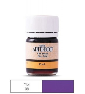 Artdeco Cam Boyası 25 Ml Öğrenci Tipi 08 Mor (1 Adet)