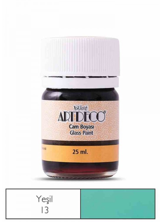 Artdeco Cam Boyası 25 Ml Öğrenci Tipi 13 Yeşil (1 Adet)