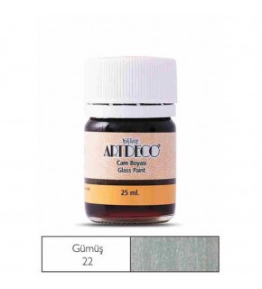 Artdeco Cam Boyası 25 Ml Öğrenci Tipi 22 Metalik Gümüş