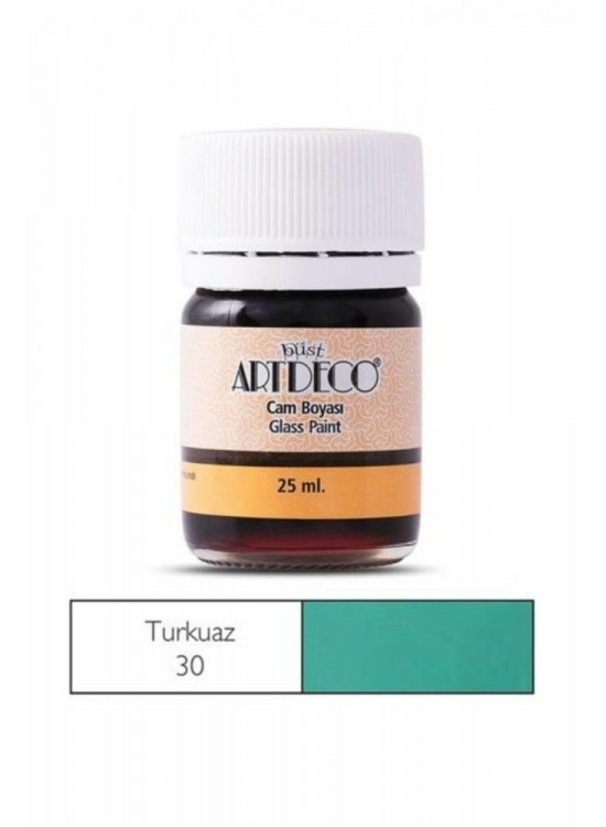 Artdeco Cam Boyası 25 Ml Öğrenci Tipi 30 Turkuaz (1 Adet)