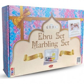 Artdeco Ebru Başlangıç Seti A4 Tekneli 12x15ml