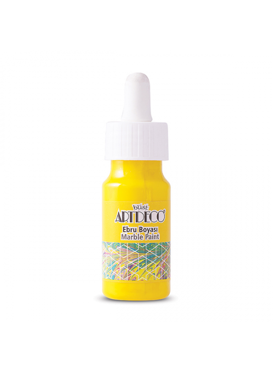 Artdeco Ebru Boyası 30 ML Sarı Y-016B-01 (1 Adet)