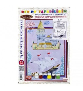 Artebella Minyatür Kompozit Boyama 20x30 CM MBS-02