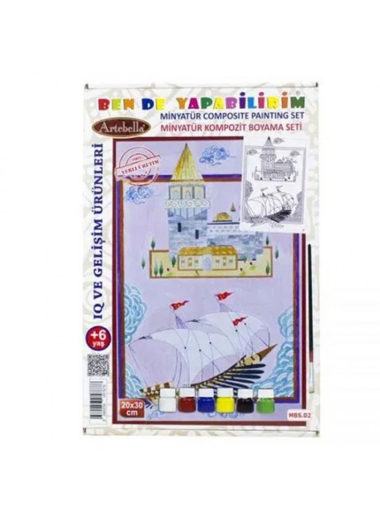 Artebella Minyatür Kompozit Boyama 20x30 CM MBS-02 Artebella Minyatür Kompozit Boyama 20x30 CM MBS-02