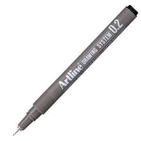 Artline Çizim Kalemi 0.2 MM Siyah EK232 (1 Adet)