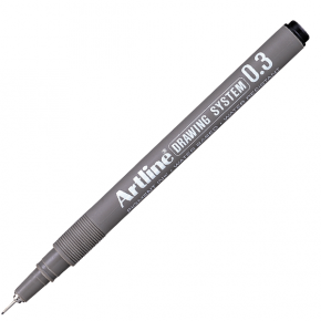 Artline Çizim Kalemi 0.3 mm Siyah EK233 (1 Adet)