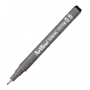 Artline Çizim Kalemi 0.6 MM Siyah EK236 (1 Adet)